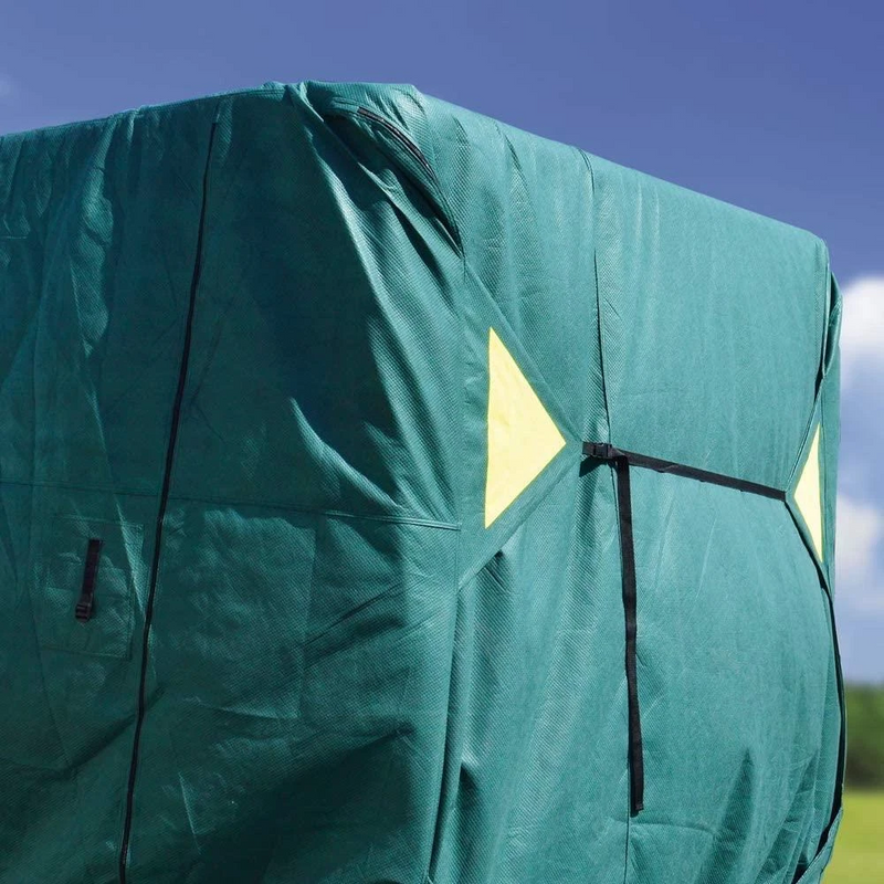 Maypole Premium Green 4-Ply Caravan Cover Extra Wide 2.6m 6.2-6.8m (21-23′)