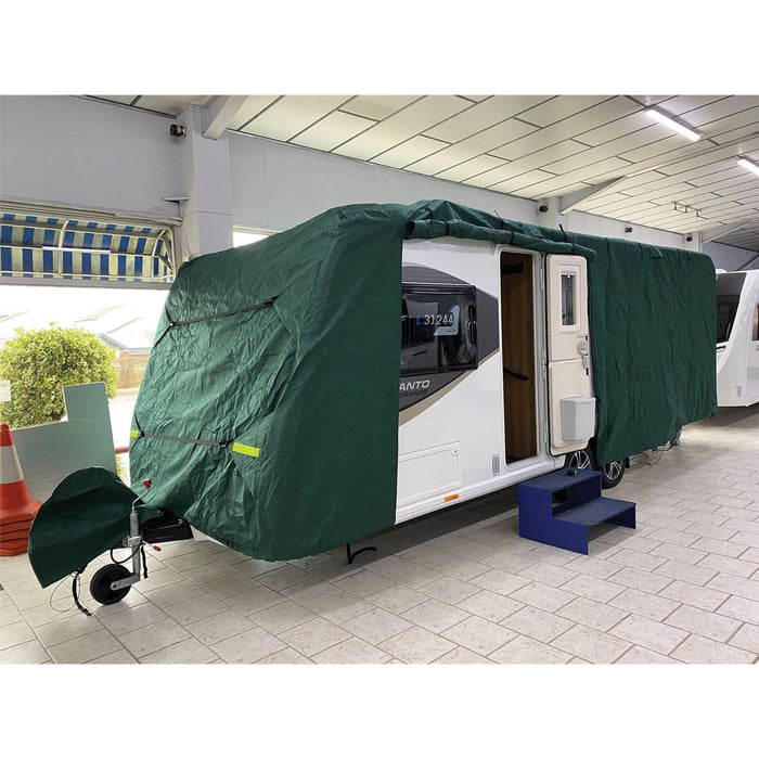 Caravan cover max (small , 360 - 420 cm) green 4342G8