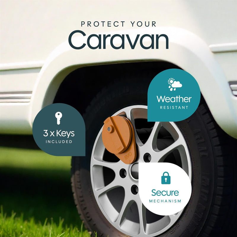 Leisurewize EVO Wheel Lock for Caravans fitted with an AL-KO receiver - View 3