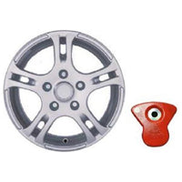 Al-Ko Compact 15" Hawk No.19 Alloy Wheel Lock for Coachman Acadia 575