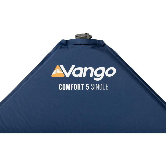 Vango Comfort 5 Single Self inflating Sleep Mat Single Neptune Vango - UK Camping And Leisure