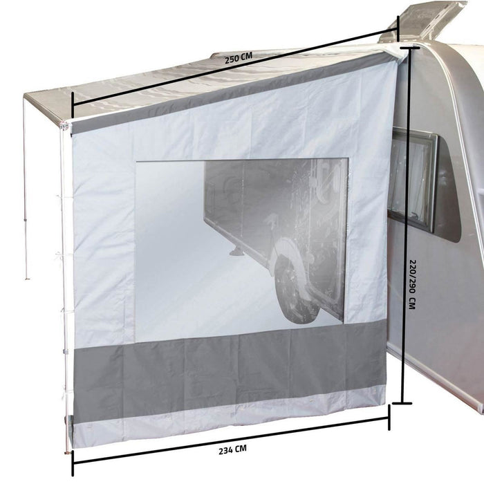 Bo-Camp Side Wall for Caravan Awning Universal 2.5 Metres Bo-Camp - UK Camping And Leisure