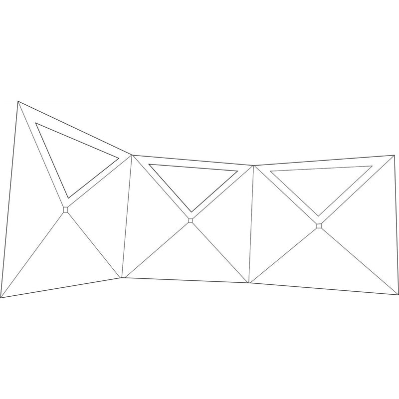 Quest Screen Shield (3 panel) Windbreak 180cm High Quest - UK Camping And Leisure