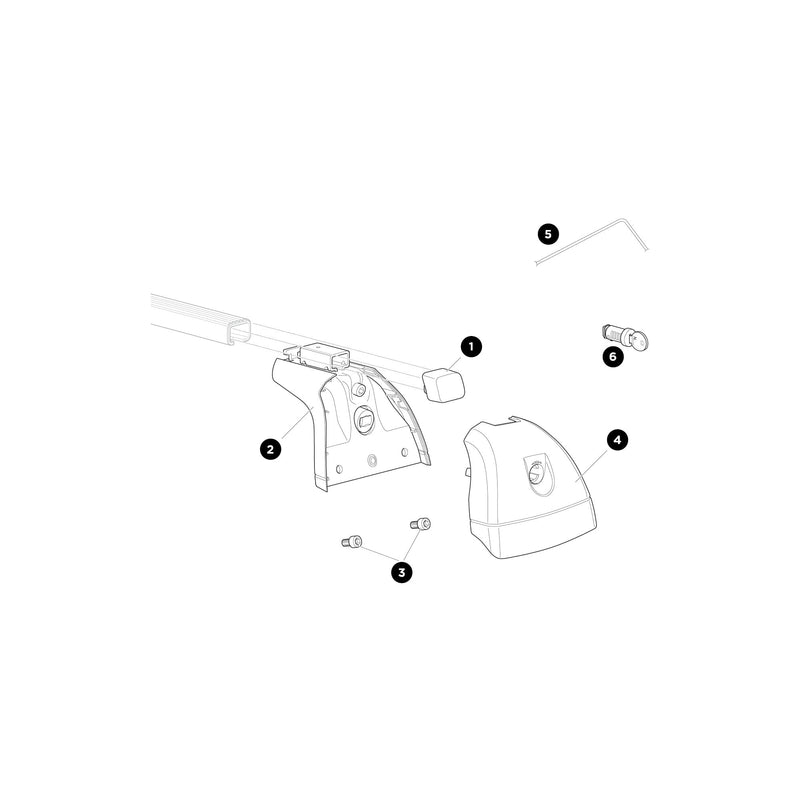 Thule Screw MC6S M6x12 - Essential Fastening Hardware