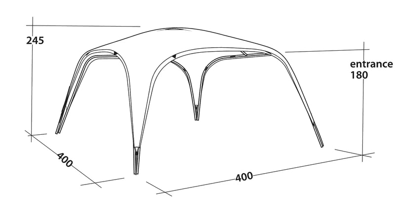 Outwell Event shelter Lounge XL Utility Tent Sporting Goods Patio Camping Lounge