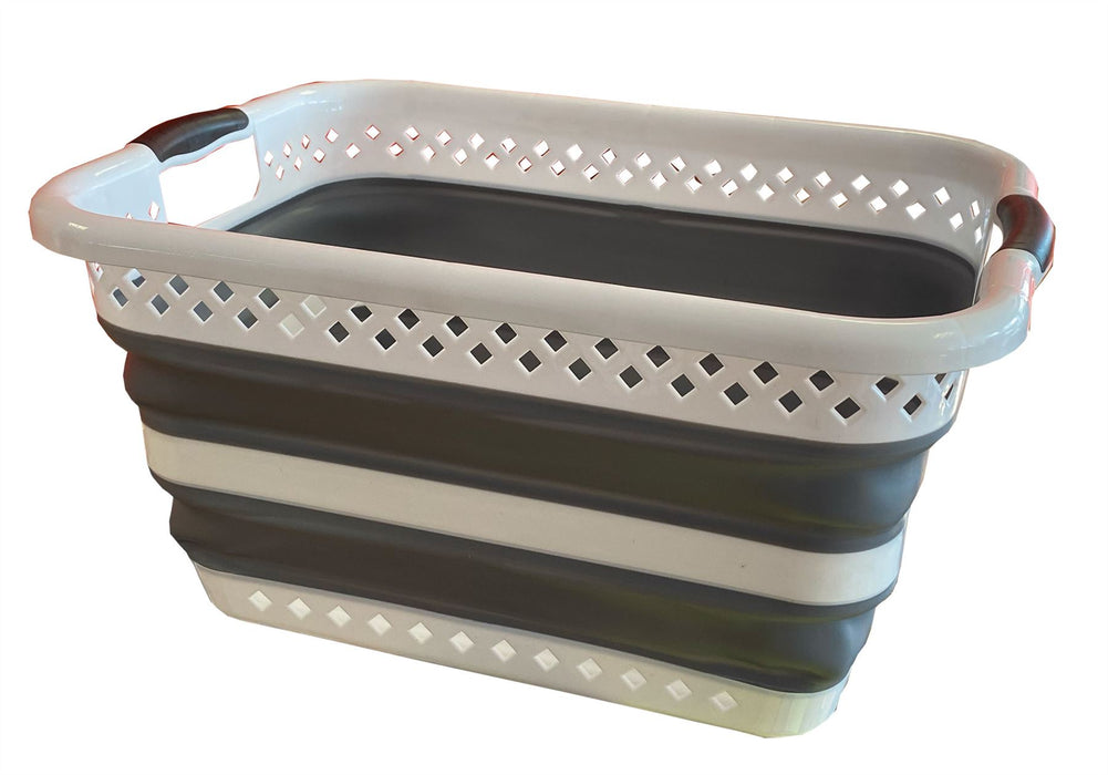 Quest Collapsible-wares Hipster Laundry Basket Quest - UK Camping And Leisure