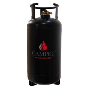 Campko Refillable Gas Bottle 36 Litres With 80% Multivalve 109382 Campko - UK Camping And Leisure