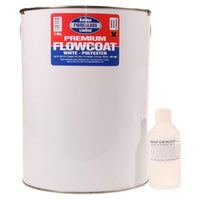 Baileys Fibreglass Flowcoat / Topcoat Brilliant White 5kg for Industrial Streng