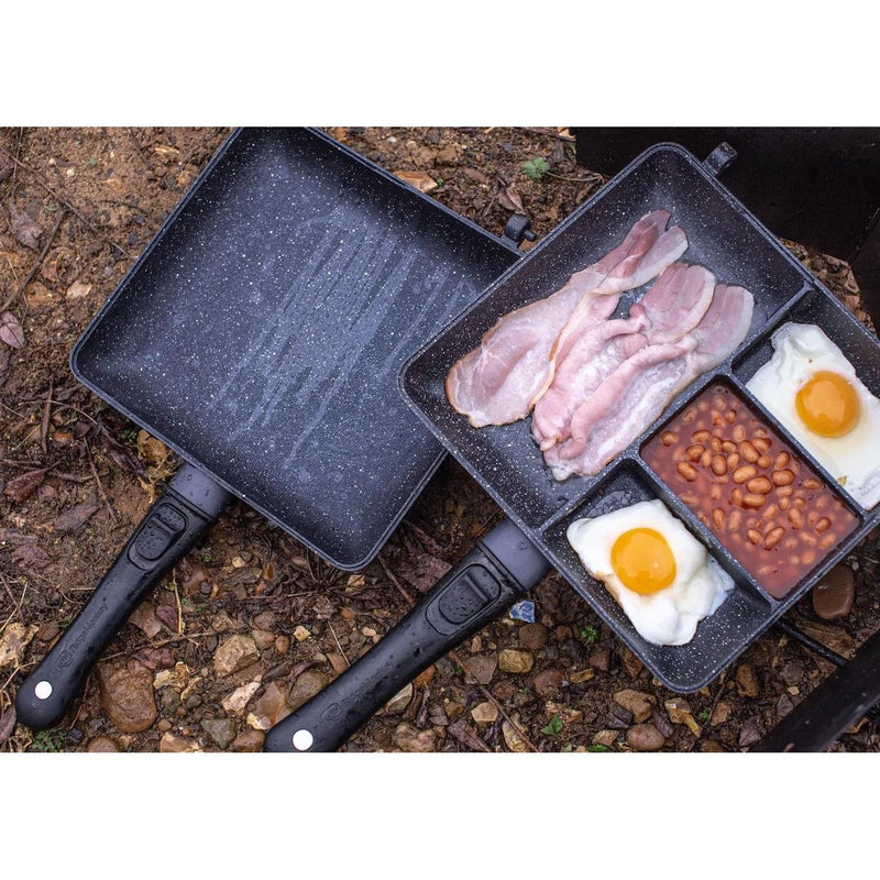 Ridgemonkey Cooking Pan Connect Combi & Steamer XXL Granite Fishing Camping RidgeMonkey - UK Camping And Leisure