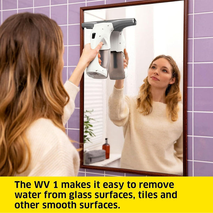 Karcher WV1 Window Vac Cleaner Lightweight Compact Fast Vacuum Floors Worktops Karcher - UK Camping And Leisure