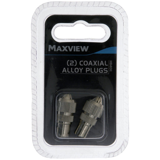 Maxview TV/FM Coaxial Alloy Plugs H84011 Maxview - UK Camping And Leisure