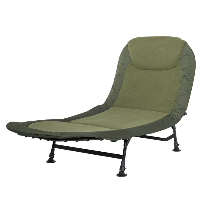 Dellonda Adjustable Bedchair with Fleece Mattress & Pillow DL77 Dellonda - UK Camping And Leisure