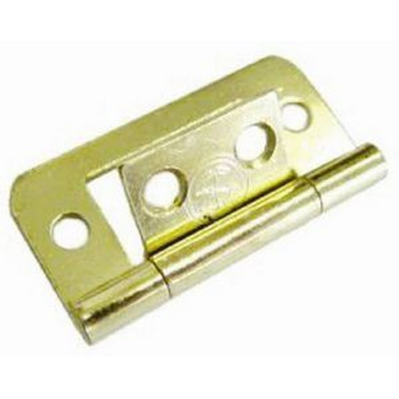 W4 Flush Hinge 11/2" Brass (2) 37844 W4 - UK Camping And Leisure