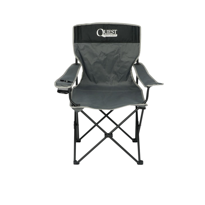 Quest Autograph Festival Camping Chair Black Edition Quest - UK Camping And Leisure