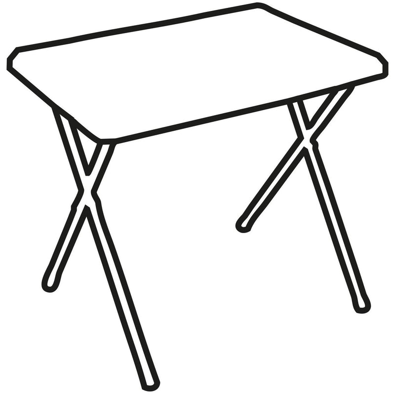 Quest Fleetwood Low Grey Folding Camping Table Quest - UK Camping And Leisure