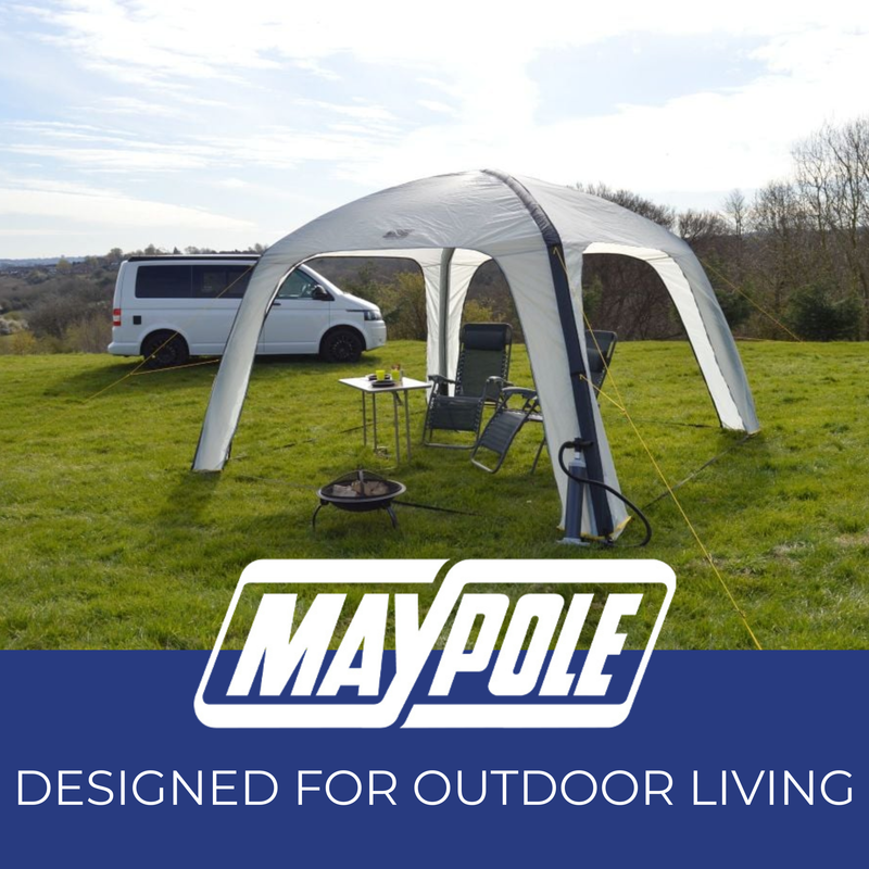 MAYPOLE 3 Way 15Mtr Mobile Mains Roller Power Unit with Twin USB & Light 3767