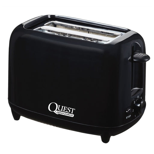 Quest Scotsman 2 Slice Caravan Motorhome Low Wattage Toaster - White Quest - UK Camping And Leisure