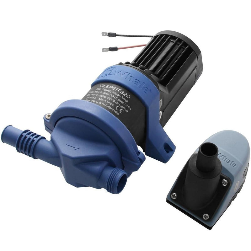 Whale Gulper 320 Bilge/Waste Pump with Strainer 12V Whale - UK Camping And Leisure