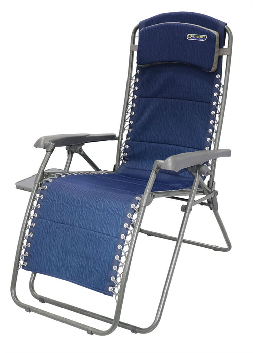 Quest Ragley Pro Relax Camping Caravan Chair with Side Table Quest - UK Camping And Leisure