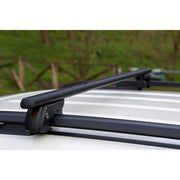 Menabo Shermon Black Raised Rail Roof Bars 1180mm (90kg Max.) Menabo - UK Camping And Leisure