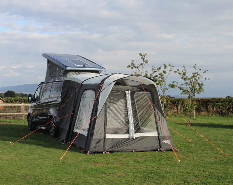 Camptech Moto Tudor Drive Away Tailgate Awning | inflatable, lightweight, porch
