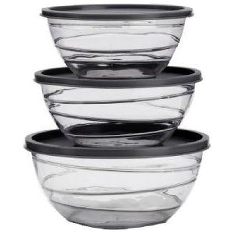 3Pc Acrylic Container Set WH-543 UK Camping And Leisure - UK Camping And Leisure