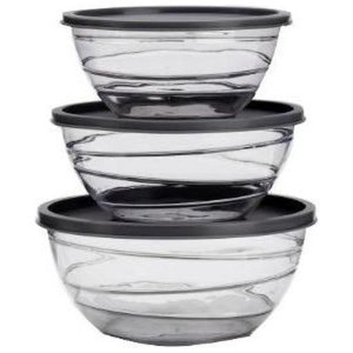 3Pc Acrylic Container Set WH-543 UK Camping And Leisure - UK Camping And Leisure