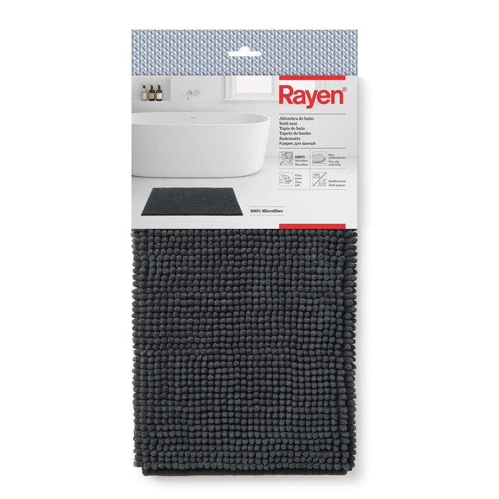 Bath Mat 80 X 50Cm Grey 632502 Rayen - UK Camping And Leisure