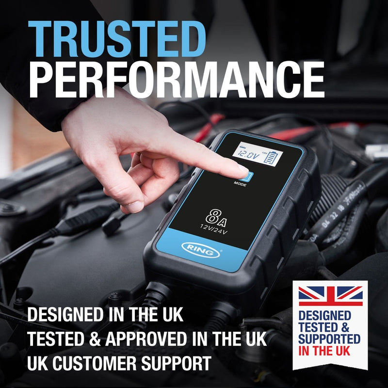 Ring RSC908T SMARTCHARGE 8 Charger & Maintainer - View 15