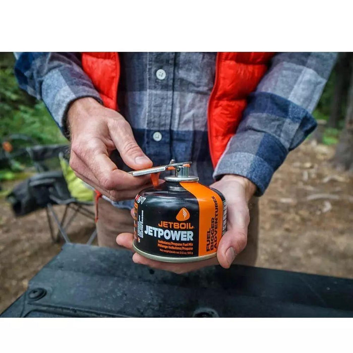 Jetboil JetPower Butane Gas Fuel 100g Canister Jetboil - UK Camping And Leisure