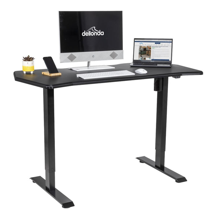 Dellonda Single Motor Ultra-Quiet Adjustable-Height Electric Sit/Stand Desk Dellonda - UK Camping And Leisure