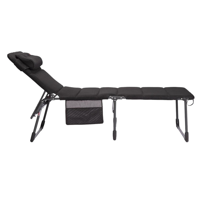 Crespo Lounger AP/363 Air Deluxe Black Crespo - UK Camping And Leisure