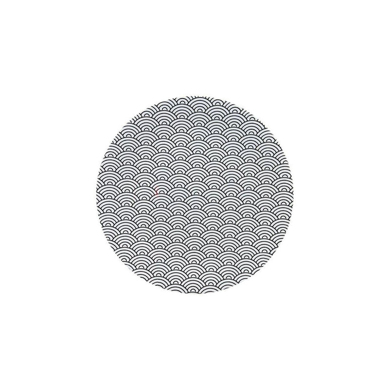 Bo-Camp Tableware Mix & Match Melamine 16 Pieces Black/White Bo-Camp - UK Camping And Leisure