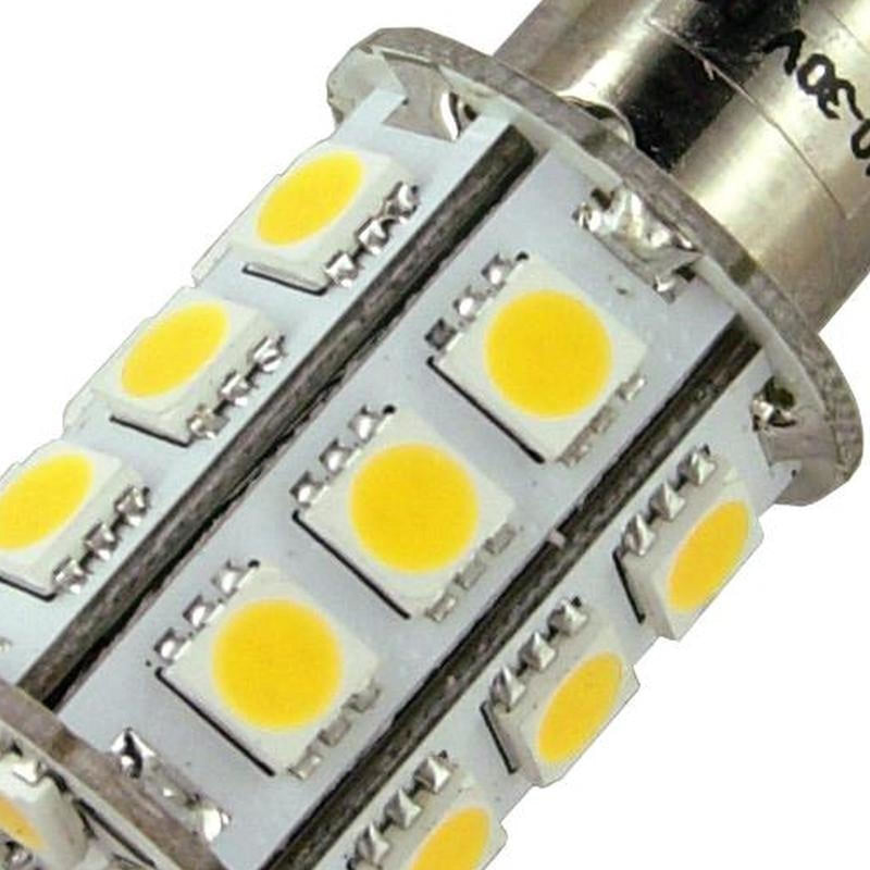 24 LED BA15D Bayonet Tower Bulb Cool White