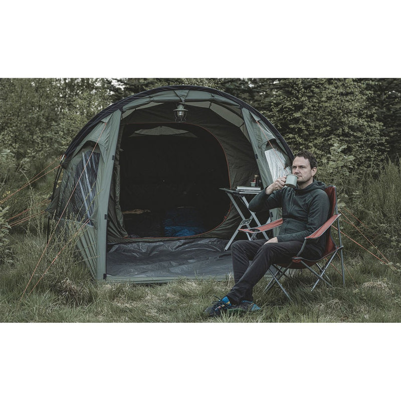 Easy Camp Hidra 5 Pole Tent Green 5 Person Easy Camp - UK Camping And Leisure