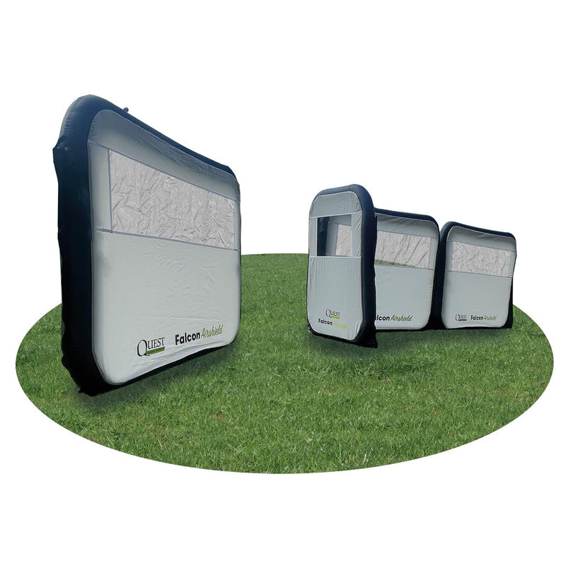 Quest Falcon Pro Airshield Windbreak Door Grey Quest Leisure - UK Camping And Leisure
