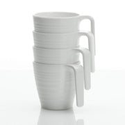 Soft White Stacking Mug (4) SW423 Flamefield - UK Camping And Leisure
