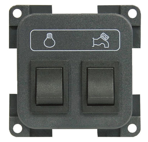 Cbe Pump & Light Switch Grey X270482B UK Camping And Leisure - UK Camping And Leisure