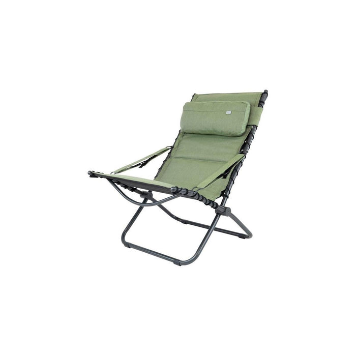 Crespo Lounger AP/262 Tex Comfort Green Crespo - UK Camping And Leisure