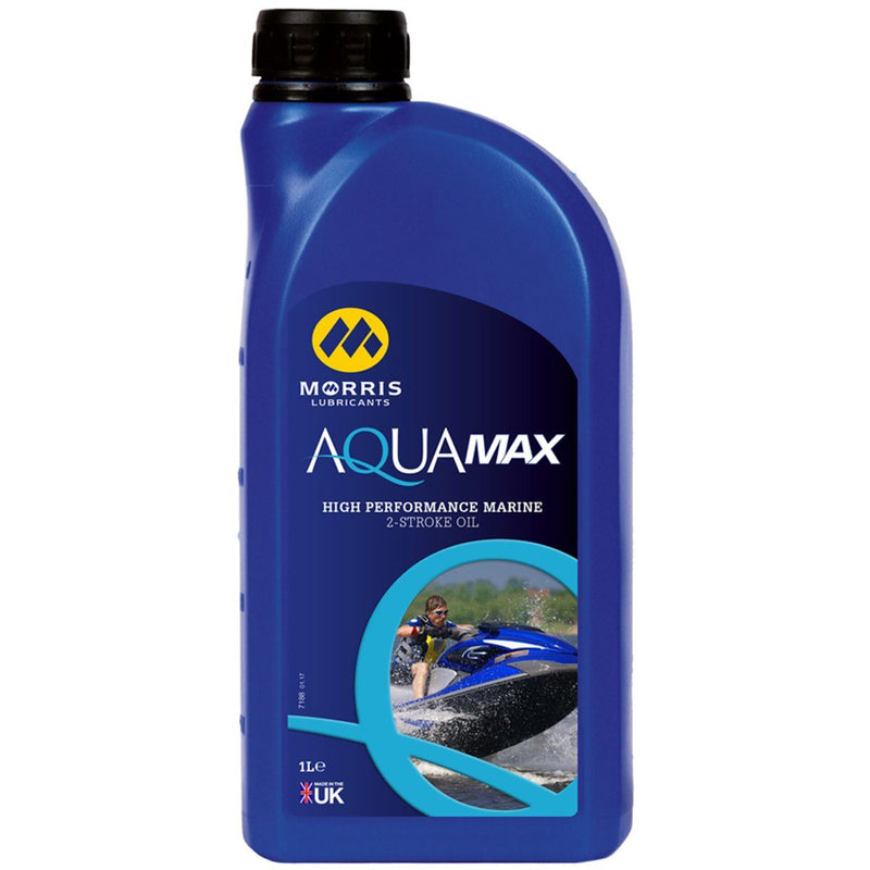 Morris Aquamax 2 Outboard Oil 1L 2 Stroke Engine Oil for Marine Outboards Morris - UK Camping And Leisure
