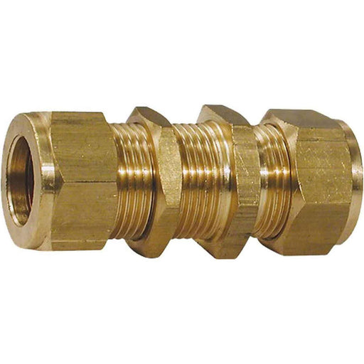 Brass Bulkhead Coupling 1/2" Tube 3/4" Wade - UK Camping And Leisure