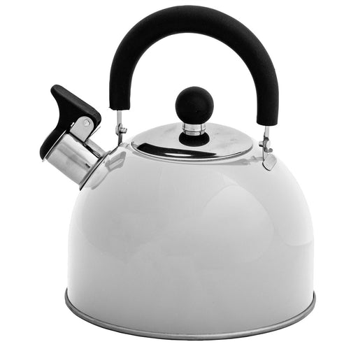 Quest Hamilton 2L Whistling Kettle - Cream Quest - UK Camping And Leisure
