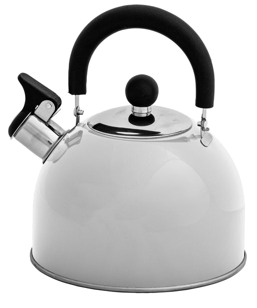 Quest Hamilton 2L Whistling Kettle - Cream Quest - UK Camping And Leisure