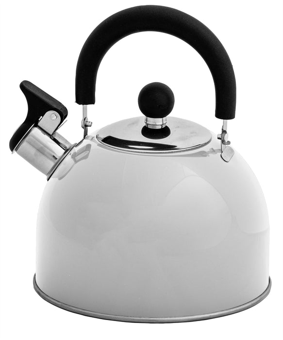 Quest Hamilton 2L Whistling Kettle - Cream Quest - UK Camping And Leisure