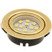 Gold (Brass) Recessed LED Downlight Unswitched (Warm White) Aten Lighting - UK Camping And Leisure