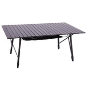 Quest Elite Colliford Slatted Black Camping Table Quest - UK Camping And Leisure