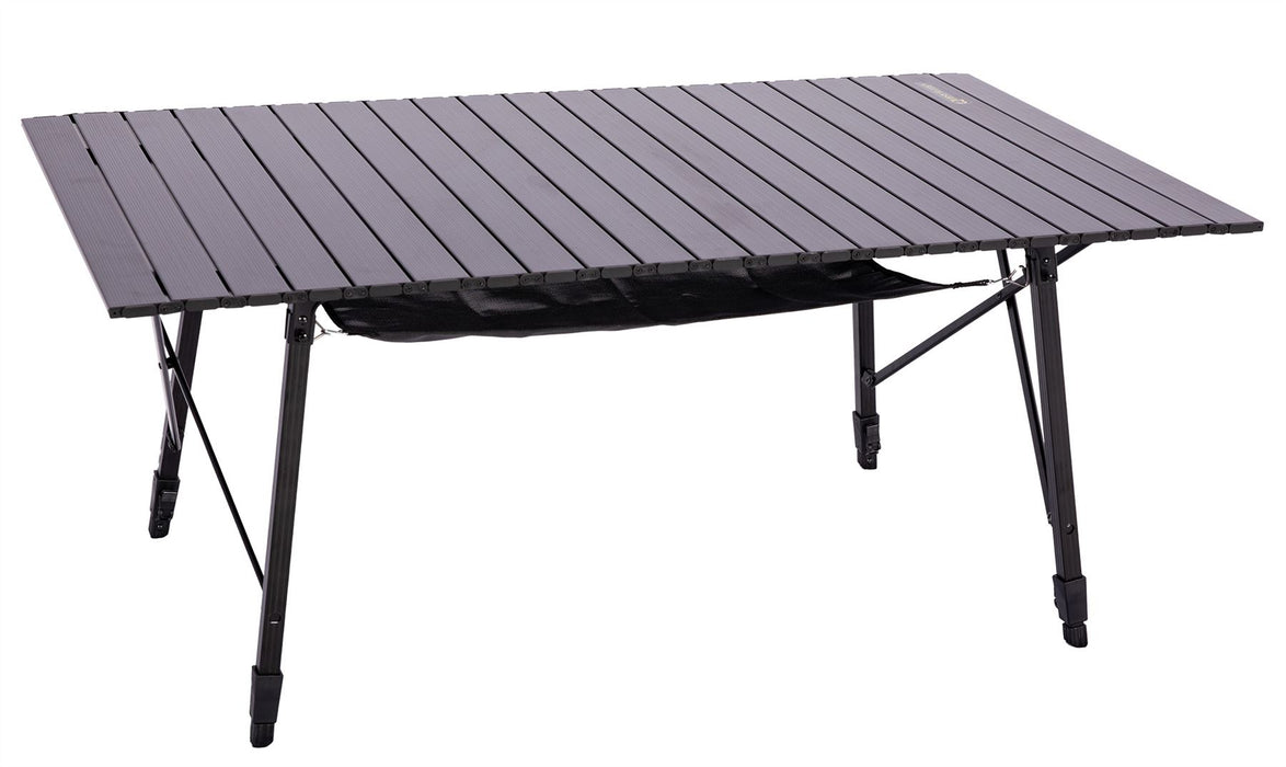 Quest Elite Colliford Slatted Black Camping Table Quest - UK Camping And Leisure