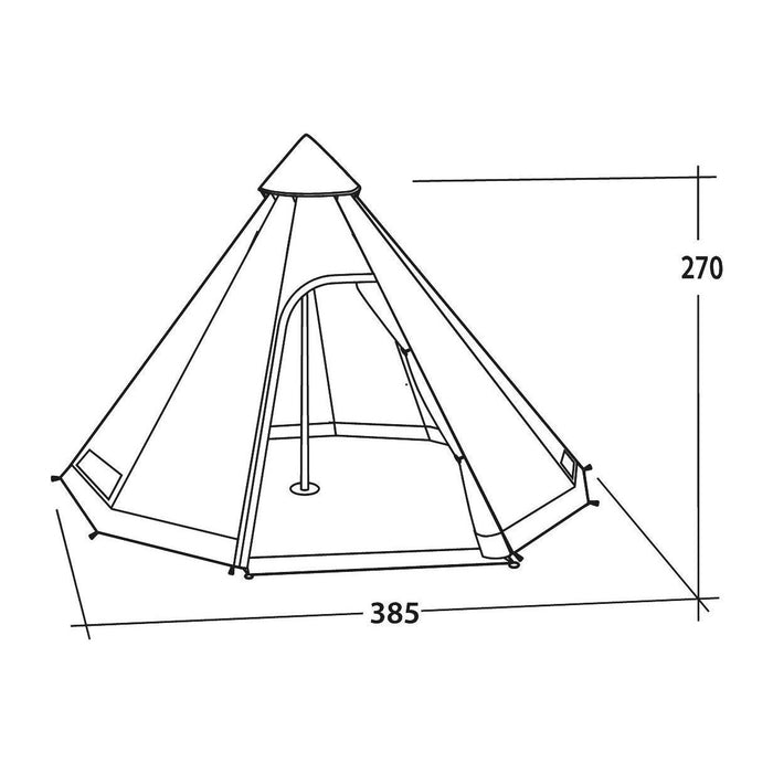 Easy Camp Moonlight Tipi Style Tent 8 Person Camping Glamping