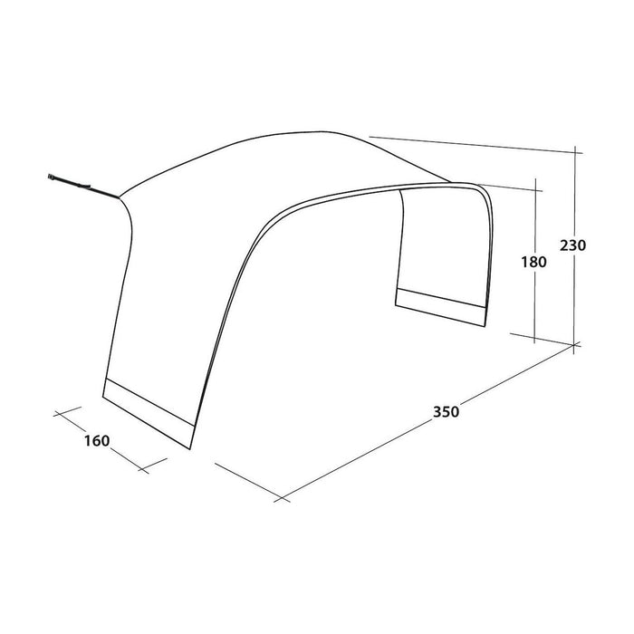 Outwell Lounge Tent Lounge Connector Large Outwell - UK Camping And Leisure