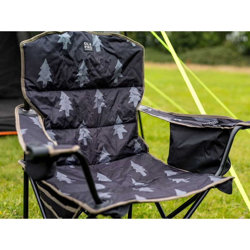 Olpro Camping Chair Henwick Patterned Padded Limited Edition